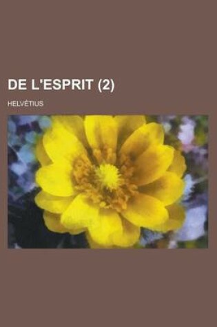 Cover of de L'Esprit (2 )