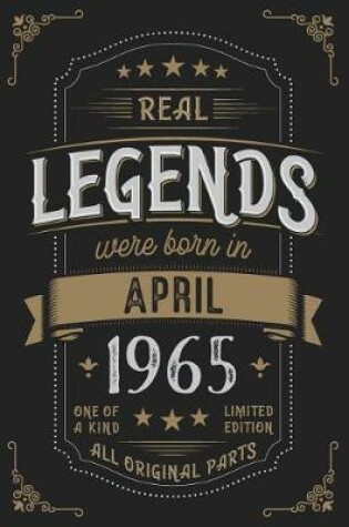 Cover of Real Legendes were born in April 1965