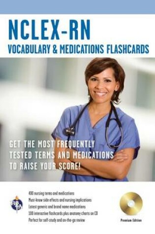 Cover of NCLEX-RN Vocabulary and Medications Flashcard Book W/ CD