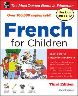 Book cover for French for Children with Three Audio CDs, Third Edition