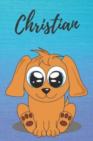 Cover of Christian dog coloring book / notebook / journal / diary