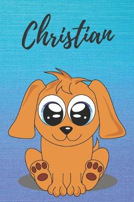 Book cover for Christian dog coloring book / notebook / journal / diary