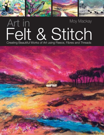 Book cover for Art in Felt & Stitch