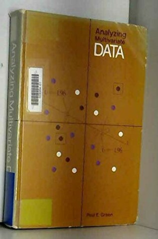 Cover of Analysing Multivariate Data