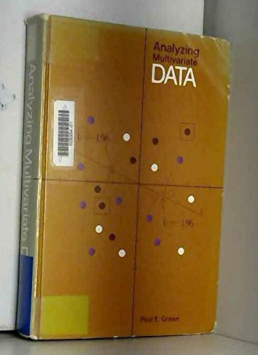 Book cover for Analysing Multivariate Data