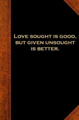 Cover of 2020 Daily Planner Shakespeare Quote Love Sought Good 388 Pages