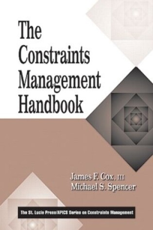 Cover of The Constraints Management Handbook