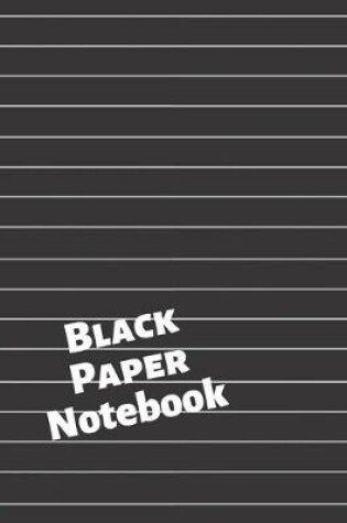 Cover of Black Paper Notebook