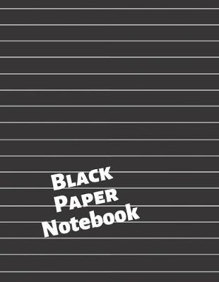 Book cover for Black Paper Notebook