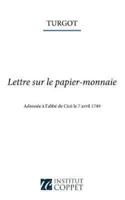 Book cover for Lettre sur le papier-monnaie