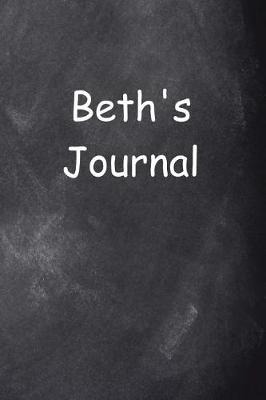 Cover of Beth Personalized Name Journal Custom Name Gift Idea Beth