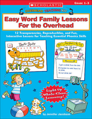 Book cover for Overhead Teaching Kit: Easy Word Family Lessons for the Overhead