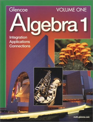 Book cover for Algebra Student Edition Volume 1