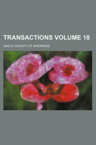 Cover of Transactions Volume 18