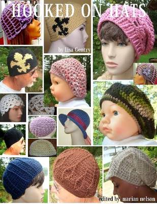 Book cover for Hooked on Hats - 17 Crochet Patterns