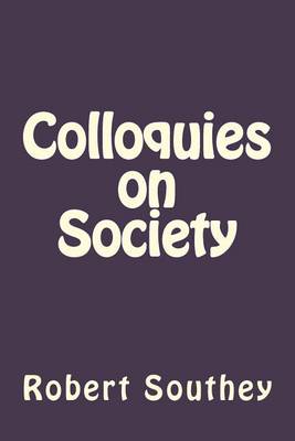 Book cover for Colloquies on Society