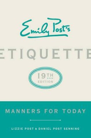 Cover of Emily Post's Etiquette, 19th Edition