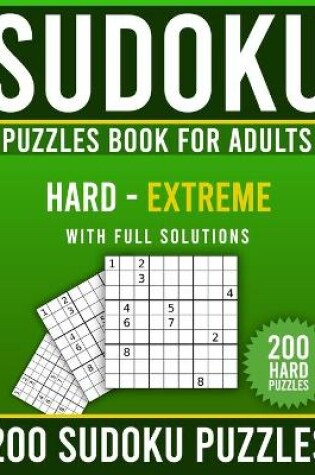 Cover of Sudoku Puzzles Book for Adults