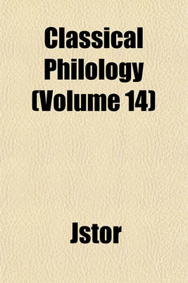 Book cover for Classical Philology Volume 14