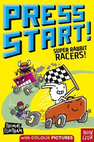 Cover of Press Start! Super Rabbit Racers!