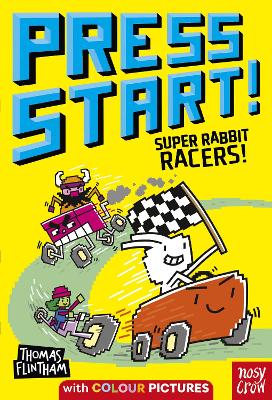 Book cover for Press Start! Super Rabbit Racers!