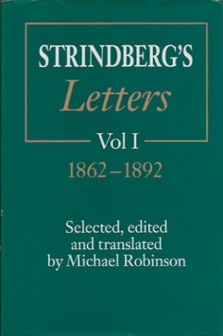 Cover of Strindberg's Letters