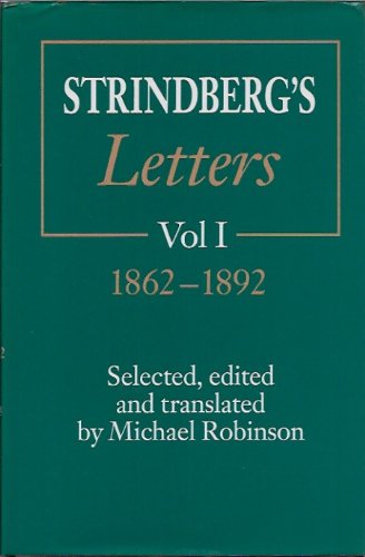 Book cover for Strindberg's Letters