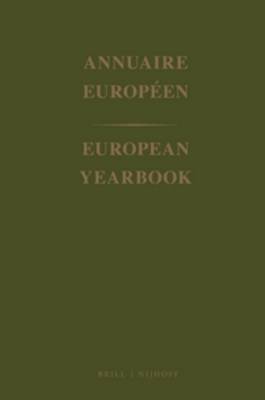 Cover of European Yearbook / Annuaire Europeen, Volume 46 (1998)