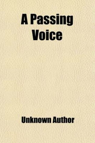 Cover of A Passing Voice