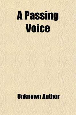 Book cover for A Passing Voice