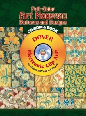 Cover of Full-Color Art Nouveau Patterns and Designs