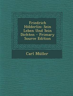 Book cover for Friedrich Holderlin