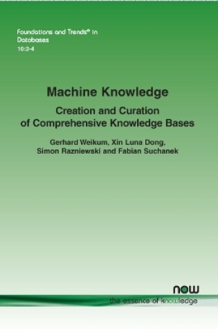 Cover of Machine Knowledge