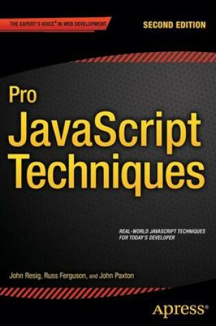 Cover of Pro JavaScript Techniques
