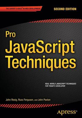 Book cover for Pro JavaScript Techniques