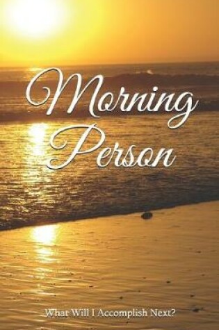 Cover of Morning Person Notebook