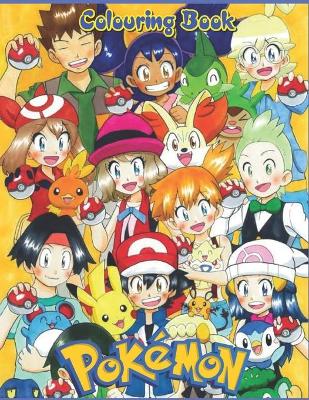 Book cover for Pokemon Colouring Book