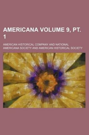 Cover of Americana Volume 9, PT. 1