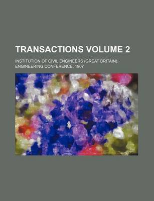 Book cover for Transactions Volume 2