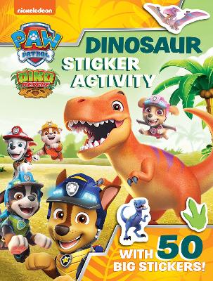 Book cover for Paw Patrol Dinosaur Sticker Activity