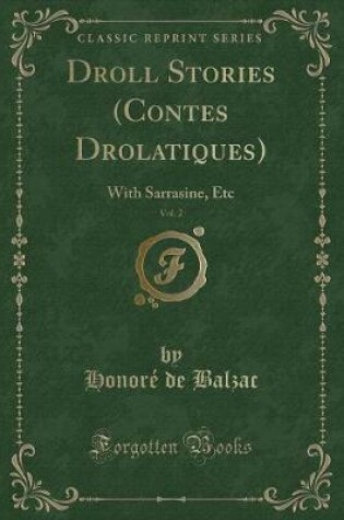 Cover of Droll Stories (Contes Drolatiques), Vol. 2