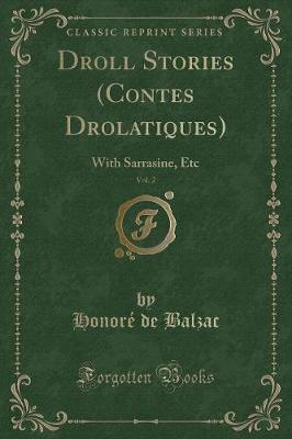 Book cover for Droll Stories (Contes Drolatiques), Vol. 2