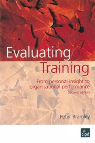 Cover of Evaluating Training