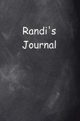 Book cover for Randi Personalized Name Journal Custom Name Gift Idea Randi