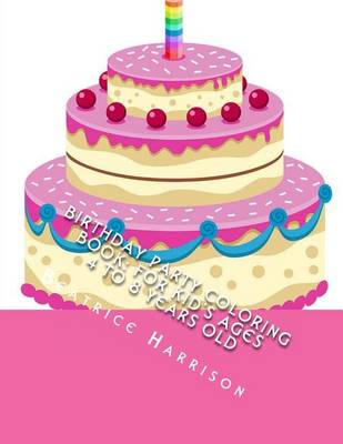Book cover for Birthday Party Coloring Book