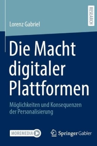 Cover of Die Macht digitaler Plattformen