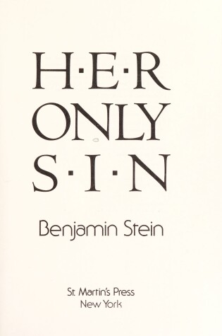 Cover of Her Only Sin