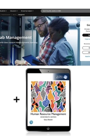 Cover of MyLab Management with Pearson eText for Human Resource Management, Global Edition