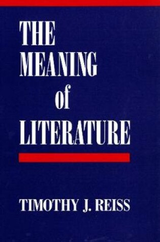 Cover of The Meaning of Literature