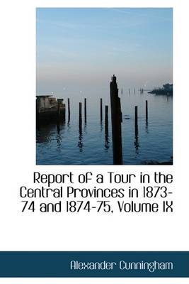 Book cover for Report of a Tour in the Central Provinces in 1873-74 and 1874-75, Volume IX